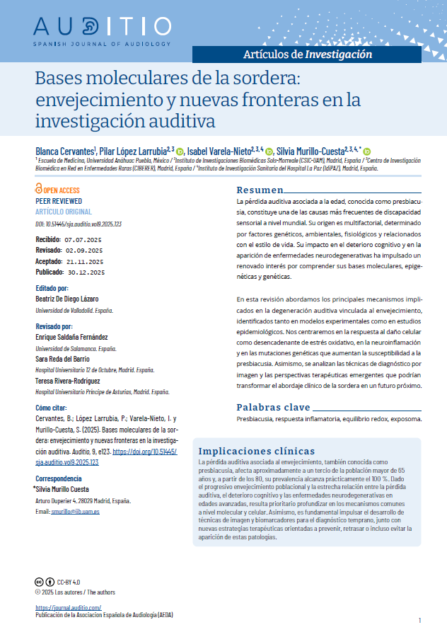 Portadilla Auditio e123